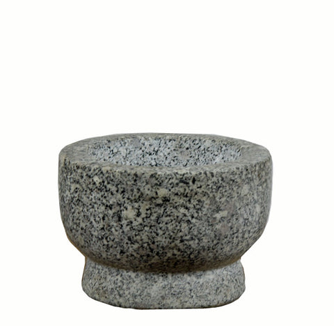 Small Granite Planter 1 (6.5"D, 4.8"H) - Dyag East