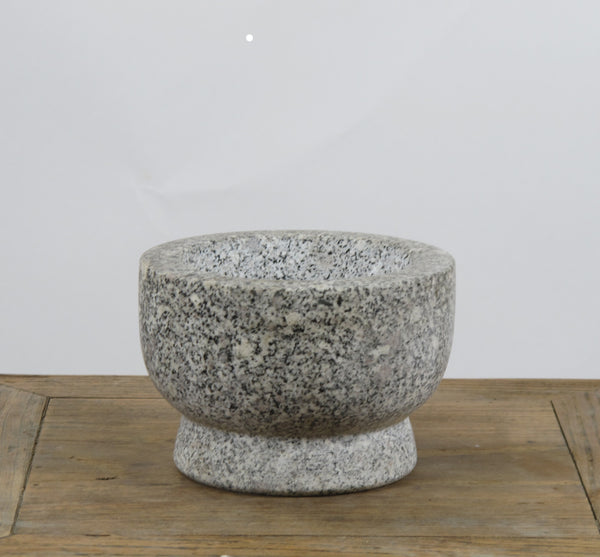 Small Granite Planter 1 (6.5"D, 4.8"H) - Dyag East