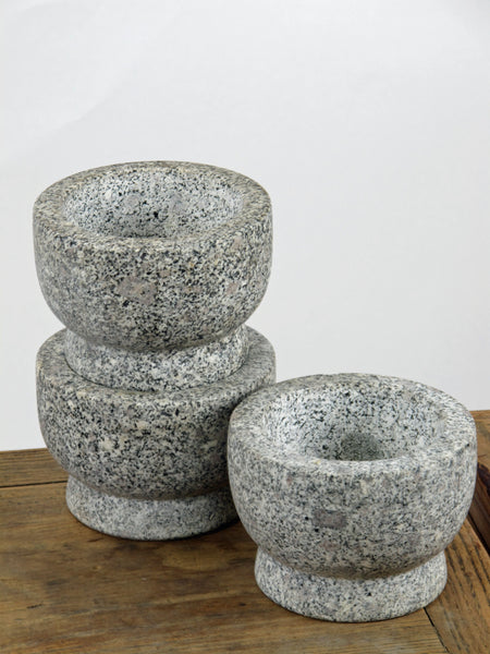 Small Granite Planter 1 (6.5"D, 4.8"H) - Dyag East
