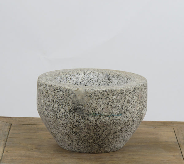 Small Granite Planter 2 (7.4"D, 4.6"H) - Dyag East