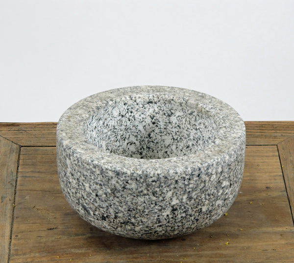 Small Granite Planter 3 (7.9"D, 4.3"H) - Dyag East