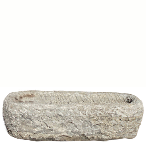 Hand Chiseled Stone Trough 17
