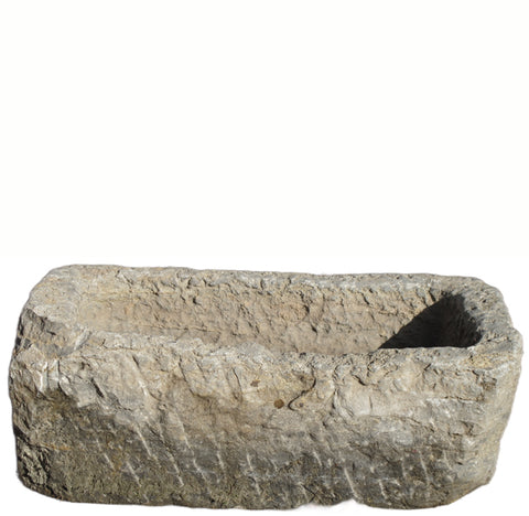 Z-Hand Chiseled Stone Trough 7