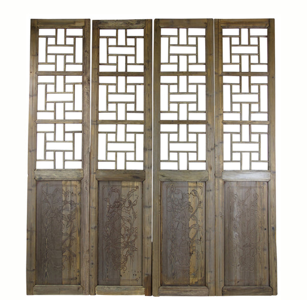 Antique Chinese Screen Panels - Dyag East