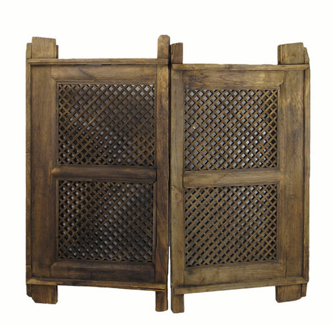 A Pair of Antique Chinese Screen Window - Dyag East