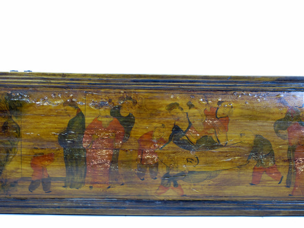 Hand Painted Antique Chinese Wall Hanging Plaque 1 - Dyag East