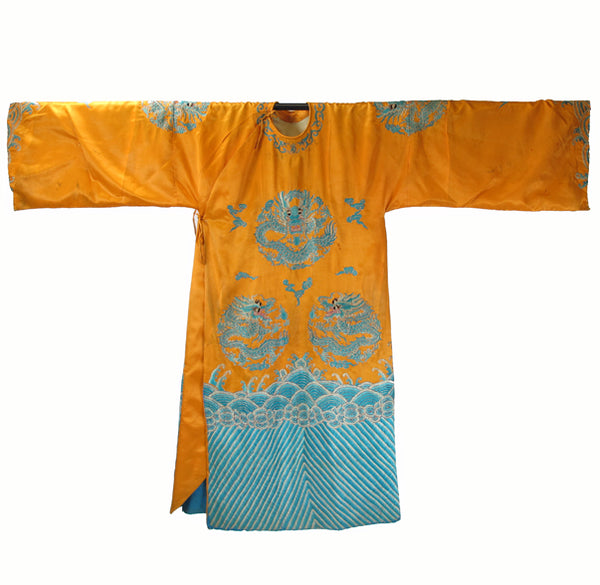 Yellow Vintage Peking Opera Costume - Dyag East