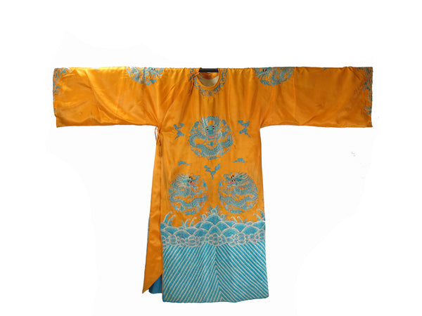Yellow Vintage Peking Opera Costume - Dyag East