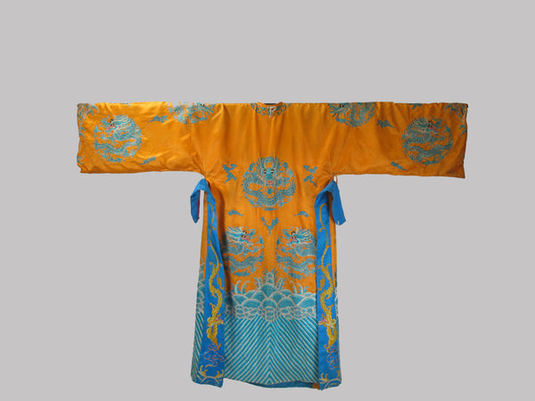 Yellow Vintage Peking Opera Costume - Dyag East