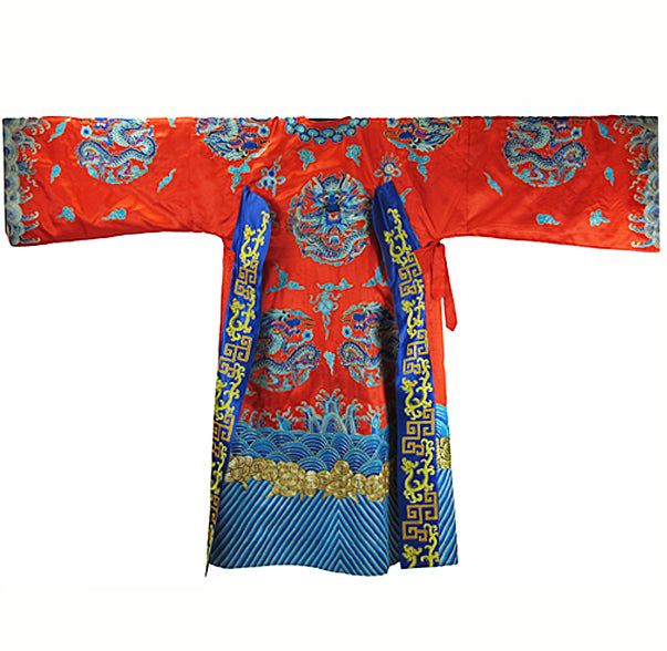 Red Vintage Peking Opera Costume - Dyag East