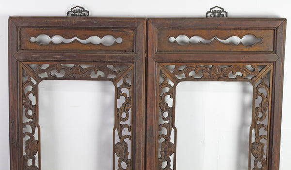 Wall Mirror with Hand Carved Frame