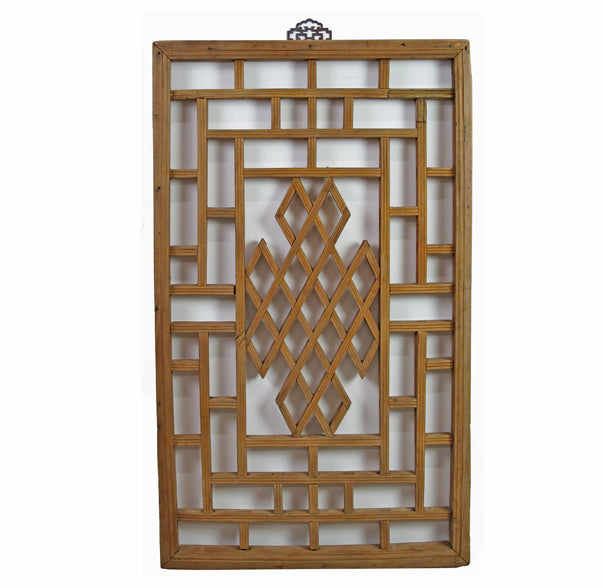 Z-Vintage Chinese Wood Screen Panel