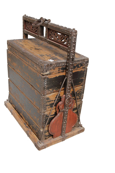 Antique Chinese Wood Food Box - Dyag East