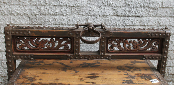 Antique Chinese Wood Food Box - Dyag East