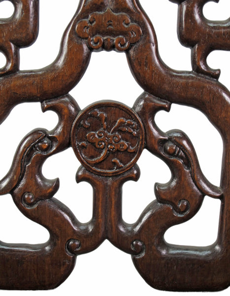 A Pair Antique Chinese Rosewood Arm Chairs - Dyag East