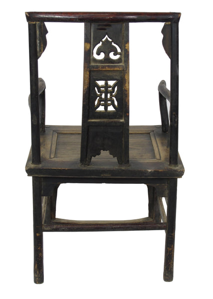 A Pair of Antique Chinese Southern Official Hat Armchairs - Dyag East
