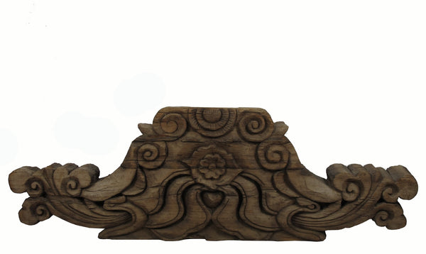 Antique Chinese Hand Carved Wood Architectural Ornament - Dyag East
