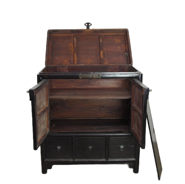 Antique Chinese Trunk Cabinet - Dyag East