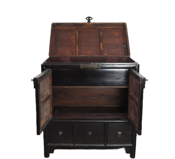 Antique Chinese Trunk Cabinet - Dyag East