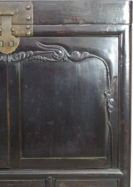 Antique Chinese Trunk Cabinet - Dyag East