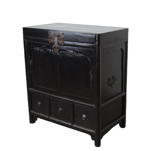 Antique Chinese Trunk Cabinet - Dyag East