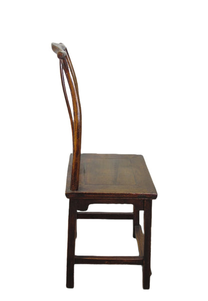 Antique High Yoke Back with Hand Carved Back - Dyag East