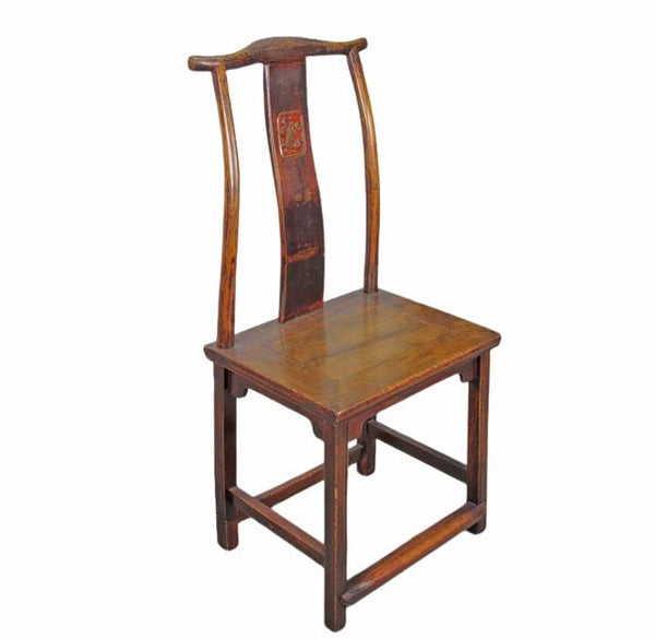 Antique High Yoke Back with Hand Carved Back - Dyag East