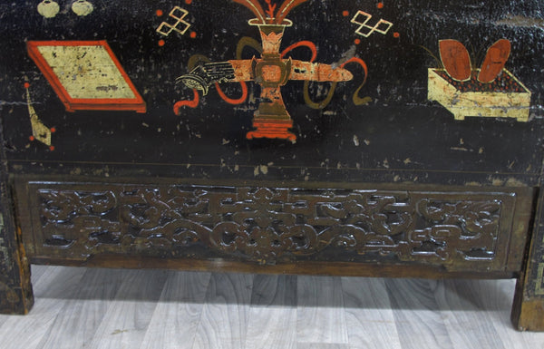 Birds and Flower Antique Chinese Cabinet - Dyag East