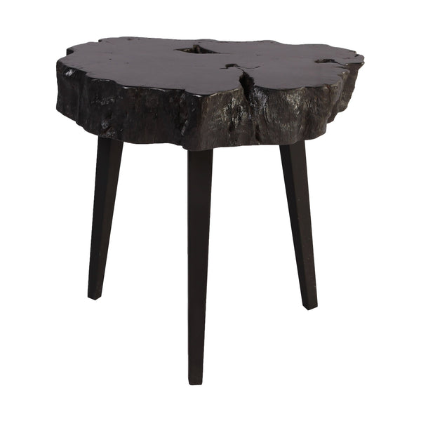 Black Lychee Living Edge Accent or Side Table 2 - Dyag East
