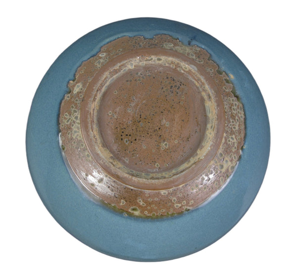 Blue and Purple Ceramic Cachepot or Flower Jar - Dyag East