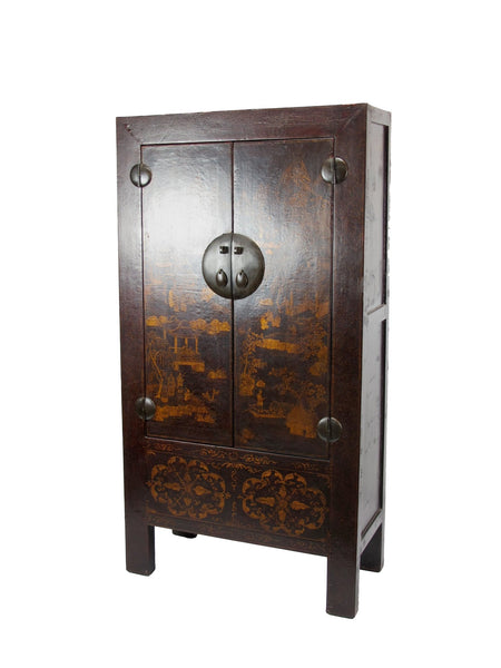 Chinese Antique Chinoiserie - Style Cabinet - Dyag East