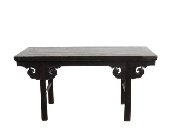 Clouds Spandrels Antique Chinese Coffee Table or Accent Table - Dyag East