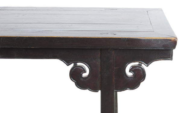 Clouds Spandrels Antique Chinese Coffee Table or Accent Table - Dyag East