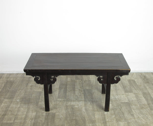 Clouds Spandrels Antique Chinese Coffee Table or Accent Table - Dyag East