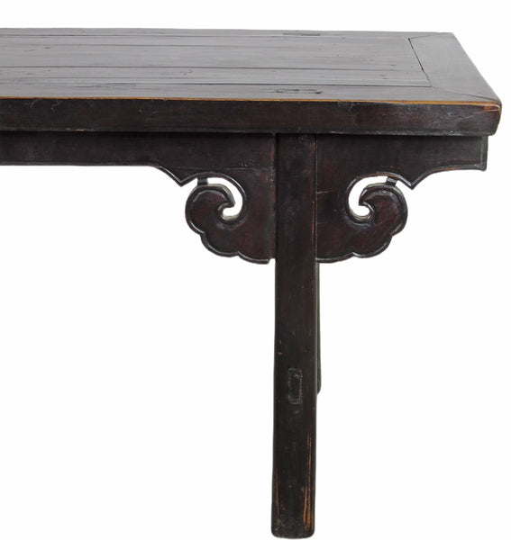 Clouds Spandrels Antique Chinese Coffee Table or Accent Table - Dyag East
