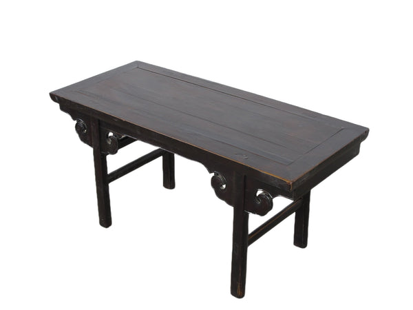Clouds Spandrels Antique Chinese Coffee Table or Accent Table - Dyag East