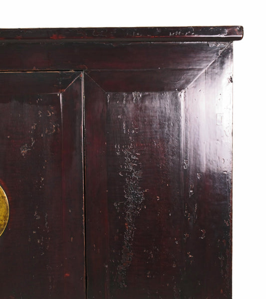 Dark Brown Chinese Antique Cabinet – 56 inches tall - Dyag East