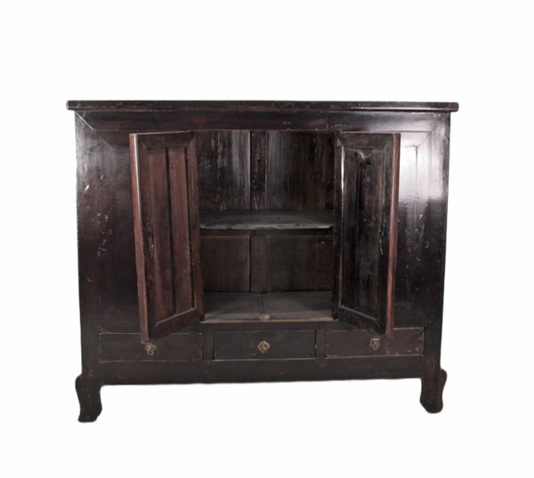 Dark Brown Chinese Antique Cabinet – 56 inches tall - Dyag East