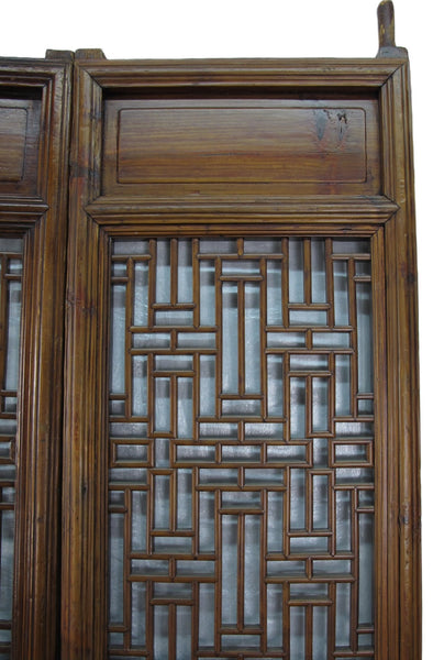 Double Happiness Lattice Screen Door Panel - Set of 4 - Dyag East