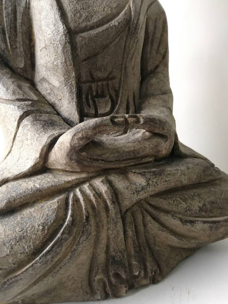 Hand Carved Stone Buddha Status