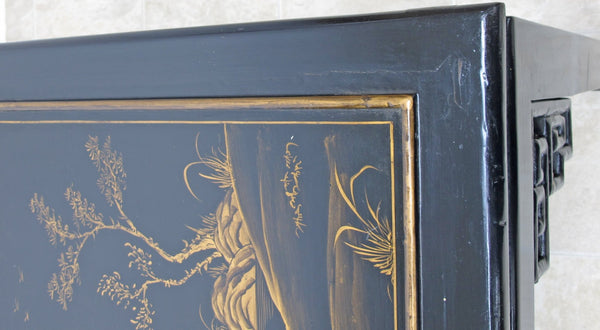 Gilded Chinoiserie Style Side Table - Dyag East