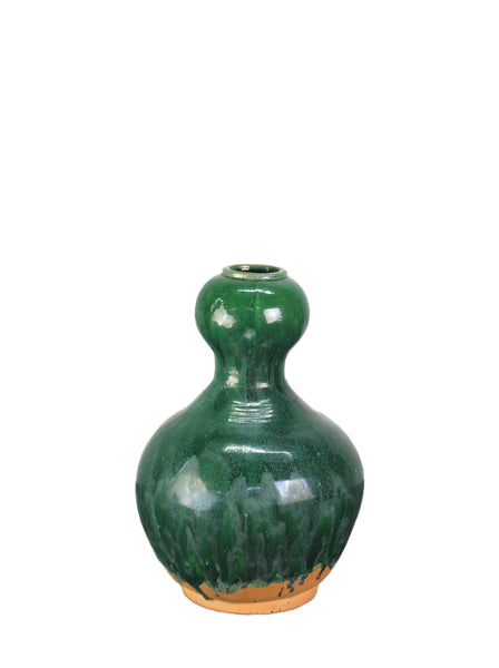 Green Gourd Shape Vase - Dyag East