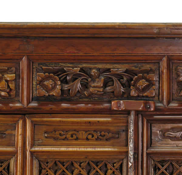 Hand Carved Chinese Antique Cabinet - Dyag East