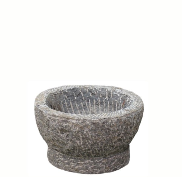 Hand Chiseled Stone Planter 3 - Dyag East
