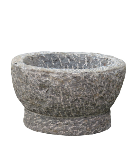 Hand Chiseled Stone Planter 3 - Dyag East
