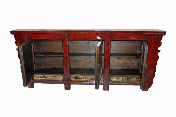 Hand Painted Antique Mongolia Sideboard - Dyag East