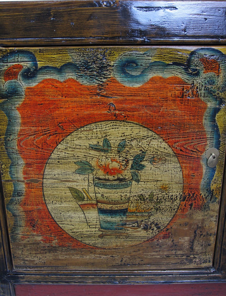Hand Painted Mongolia Sideboard 1 - Dyag East