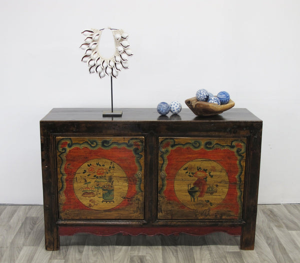 Hand Painted Mongolia Sideboard 4 - Dyag East