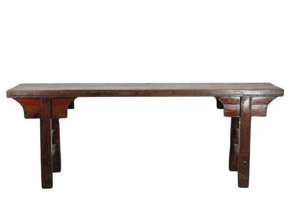 Hebei 8 ft Long Antique Countryside Console Table - Dyag East