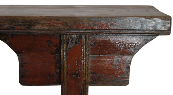 Hebei 8 ft Long Antique Countryside Console Table - Dyag East